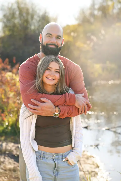 Mini Sessions & Seasonal — Mini couple session — golden hour field
