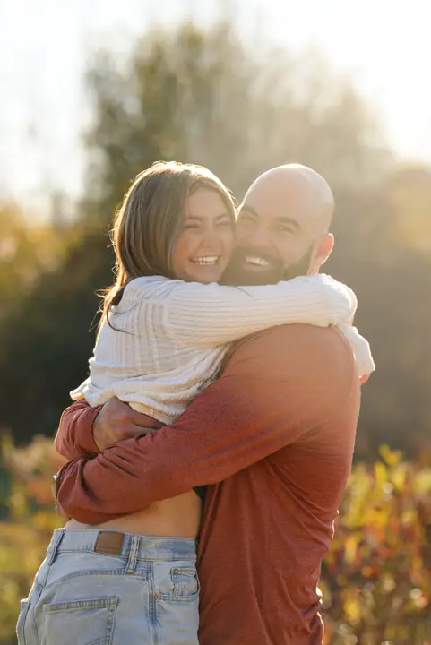 Mini Sessions & Seasonal — Mini couple session — golden hour field